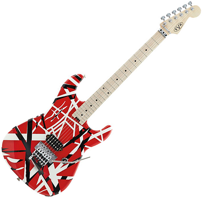 EVH Striped Series Red with Black Stripes Electric Guitar Review 2023