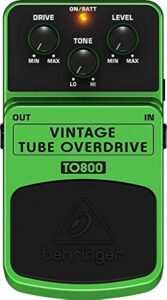 Behringer TO800 Vintage Tube Overdrive PEdal Review 2023