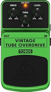 Behringer TO800 Vintage Tube Overdrive Pedal Review 2023