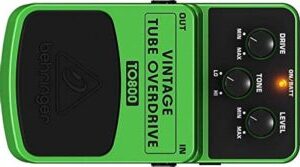 Behringer TO800 Vintage Tube Overdrive Pedal Review 2023