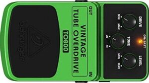 Behringer TO800 Vintage Tube Overdrive Pedal Review 2023